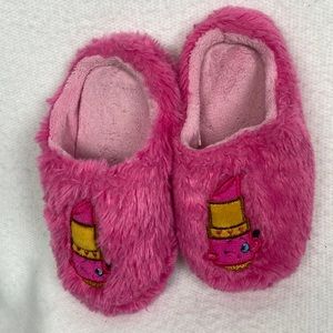 Shopkins girls slippers size 3-3